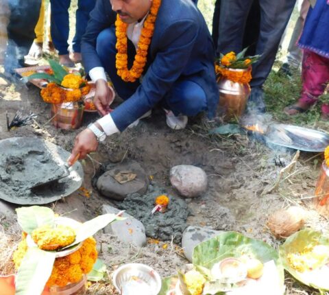 सिन्धुली र मधेस प्रदेशको सर्लाही जोड्ने सडक शिलान्यास