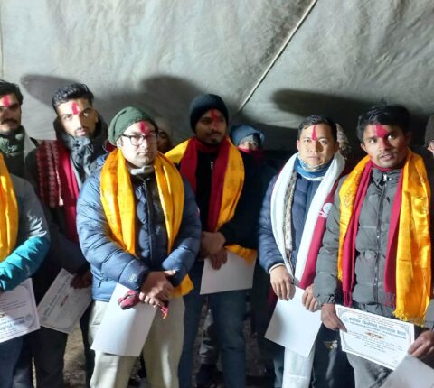 प्रोग्रेसिभ इन्जिनियर्स एसोसिएसन रामेछापको अध्यक्षमा किशोर ढुङ्गेल चयन