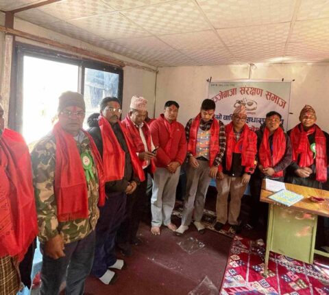 पञ्चेबाजा संरक्षण समाज रामेछापको अध्यक्षमा गोपाल नेपाली चयन