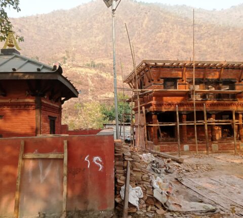 १९५ वर्ष पुरानो सत्तल–पाटीको पुनः निर्माण