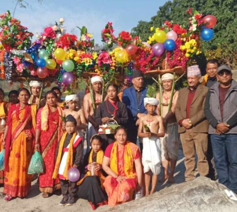 एमाले उपमहासचिव ज्ञवाली स्वस्थानी ब्रतकथा समापन कार्यक्रममा सहभागी