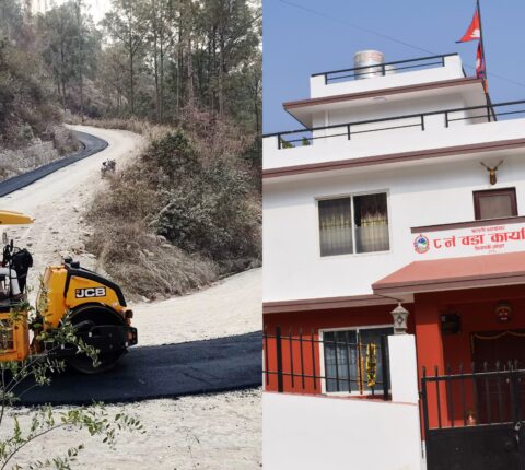 मन्थली नगरपालिकाको १४ वडा मध्ये आठ वडा कार्यालयमा पक्की भवन, पाँच वडा कार्यालय पुग्ने सडक कालोपत्रे