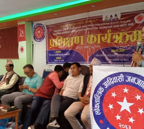 सामाजिक न्याय सहितको समतामूलक समाज निर्माण गर्ने पार्टी एमाले मात्रै हो : गोकुल घर्ती मगर