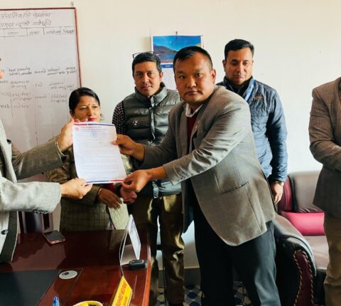 रामेछाप नगरपालिकालाई एमालेको २५ बुँदे ध्यानाकर्षण–पत्र