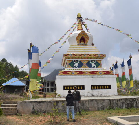 पर्यटकीय गन्तव्य बन्दै खाँडादेवीको गोगनपानी गुम्बा डाँडा