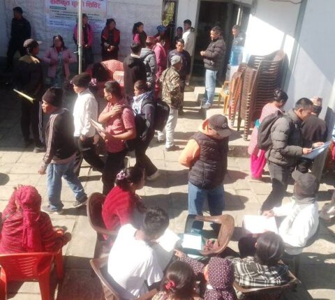 रामेछापको उमाकुण्डमा वडा स्तरमा एकीकृत घुम्ती सेवा शिविर