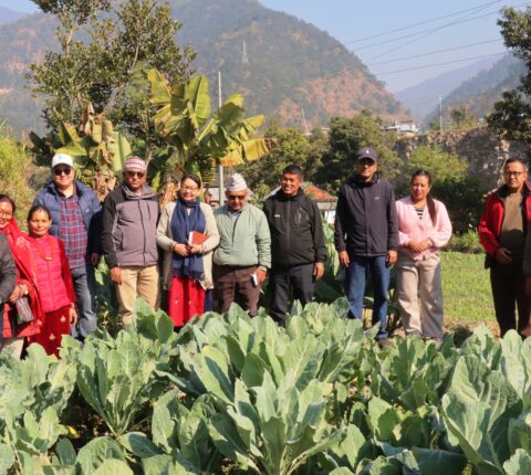 मन्थलीमा सिप र कृषिबाट रोजगारीको बाटो, परियोजना मार्फत सञ्चालित कार्यक्रमको अनुगमन