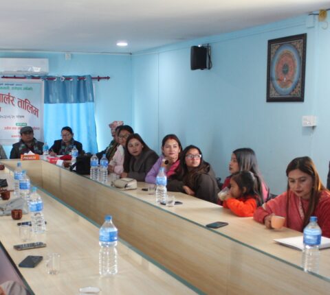 मन्थलीमा ३० दिने एडभान्स ब्युटी पार्लर तालिम सम्पन्न