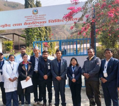 न्यूनतम सेवा मापदण्डमा आयुर्वेद चिकित्सालय रामेछापको आशालाग्दो सुरुवात