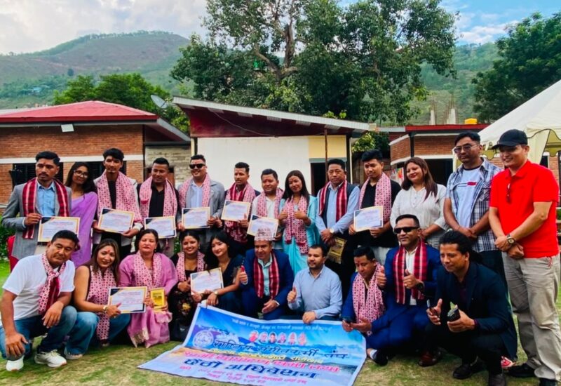 रामेछापमा राष्ट्रिय सङ्गीतकर्मी सङ्घको नयाँ नेतृत्व; सुमन खड्काले सम्हाले अध्यक्षको जिम्मेवारी